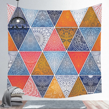 Load image into Gallery viewer, Tapestry: Mandala Triangle Orange - 150*200cm