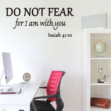 Load image into Gallery viewer, A wall decal with a religious quote and a Bible verse wall stickers NZ