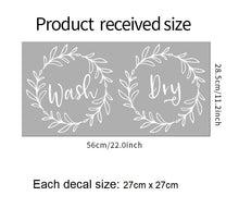 Load image into Gallery viewer, Laundry room wall decals