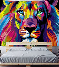 Load image into Gallery viewer, Tapestries & Wall Hangings NZ: Vibrant colorful Lion
