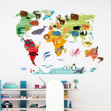 Load image into Gallery viewer, Wall Decal NZ: Kids Cartoon Map
