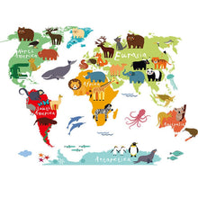 Load image into Gallery viewer, Wall Decal NZ: Kids Cartoon Map