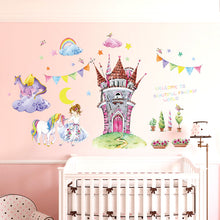 Load image into Gallery viewer, Wall Decals: Princess Castle (105*90cm) - 2 left