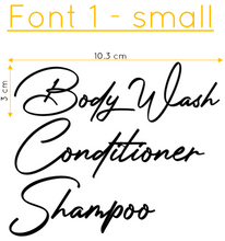 Load image into Gallery viewer, Labels : Bathroom x 3 (NZ Custom Stickers)