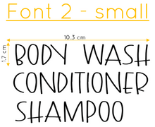 Load image into Gallery viewer, Labels : Bathroom x 3 (NZ Custom Stickers)