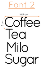 Load image into Gallery viewer, Kitchen vinyl labels NZ