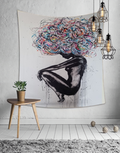 Load image into Gallery viewer, Tapestries & Wall Hangings NZ: Modern abstract beautiful girl