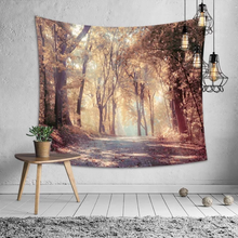 Load image into Gallery viewer, Tapestry: Trees Forest Autumn light - 130*150cm