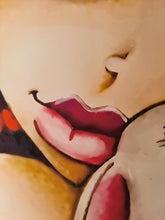 Load image into Gallery viewer, Tapestries & Wall Hangings NZ: Modern abstract spray-painted little Girl