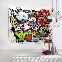 Load image into Gallery viewer, Tapestries & Wall Hangings NZ: Graffiti Style