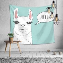 Load image into Gallery viewer, Tapestry: Hello Lama - 1 left