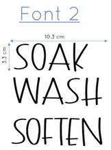 Load image into Gallery viewer, Labels : Laundry x 3 (NZ Custom Stickers)