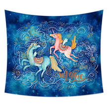 Load image into Gallery viewer, Tapestry : Unicorn Blue - 130×150cm