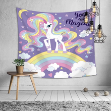 Load image into Gallery viewer, Tapestry: Unicorn Rainbow