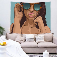 Load image into Gallery viewer, Tapestry: Woman Glasses