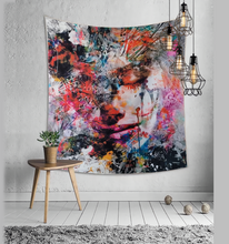 Load image into Gallery viewer, Tapestry: Woman Paintbrush - 150*130cm