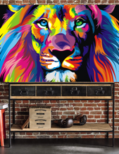 Load image into Gallery viewer, Tapestries & Wall Hangings NZ: Vibrant colorful Lion
