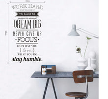 Load image into Gallery viewer, Wall Decals: Work Hard (120*60cm) - now $19.90 (2 left)
