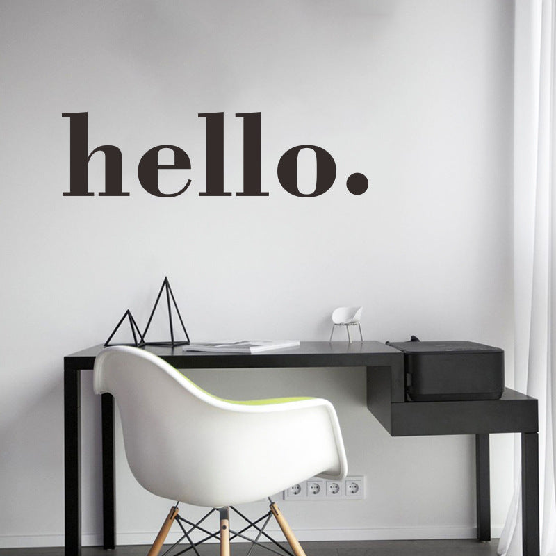 Wall Decals: HELLO (40*60cm) - now $15.90 (2 left)