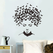 Load image into Gallery viewer, Wall Decals: Butterfly Hair (54*49cm)

