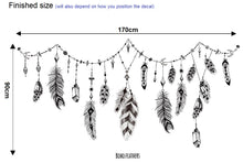 Load image into Gallery viewer, Wall Decals: Feathers black (90*170cm) - now $19.90 (2 left)
