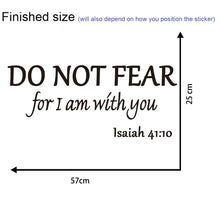 Load image into Gallery viewer, Wall Decals: Do not fear (25*57cm) - now $9.90 (1 left)
