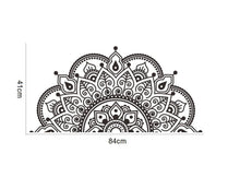 Load image into Gallery viewer, Wall Decals: Mandala Half Black nr1 - starts from $19.90
