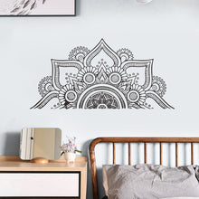 Load image into Gallery viewer, Wall Decals: Mandala Half Black nr2
