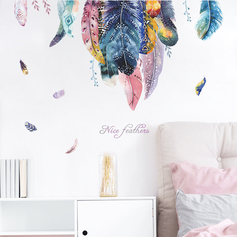 Wall Decals: Hanging Feathers (91*100cm) - now $25.90
