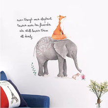 Load image into Gallery viewer, Wall Decals: Ellie &amp; Fox (50*100cm) - now $19.90
