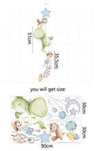 Load image into Gallery viewer, Wall Decals: Dino &amp; Kid (180*50cm)
