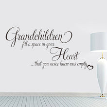 Load image into Gallery viewer, Wall Decals: Grandchildren (30*57cm) - now $19.90
