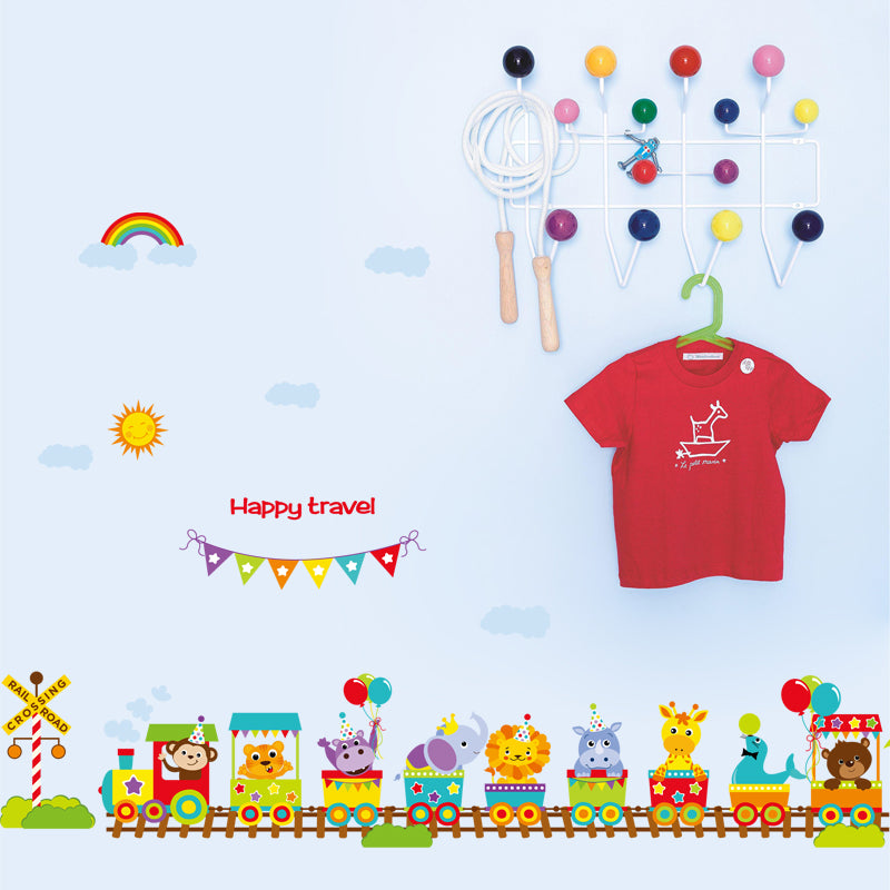 Wall Decals: Little Train Wall Banner