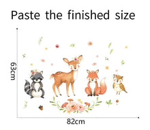 Load image into Gallery viewer, Wall Decals: Forest Animals (63*82cm) - now $15.90
