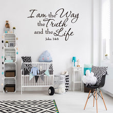 Load image into Gallery viewer, Wall Decals: I am the way (35.8*57cm) - now $15.90
