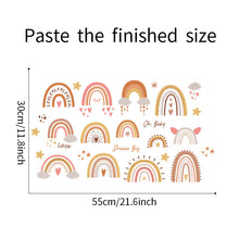 Load image into Gallery viewer, Wall Decals: Rainbows (55*30cm) - 1 left
