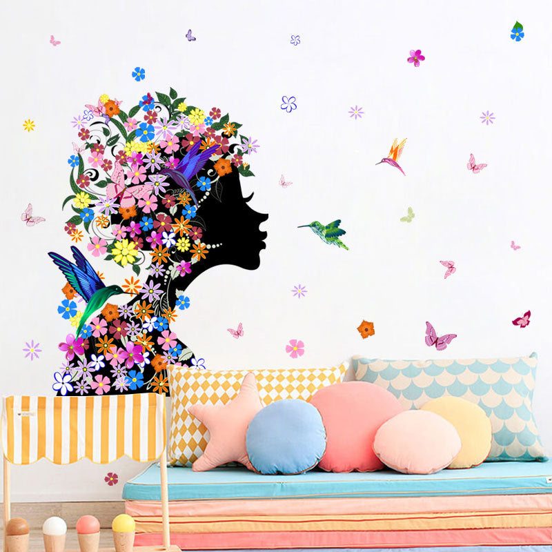Wall Decals: Flower Hair (60*46cm) - now $19.90 (1 left)
