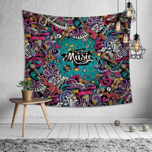 Load image into Gallery viewer, Tapestry : Doodle Music (150×200cm)
