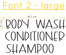 Load image into Gallery viewer, Labels : Bathroom x 3
