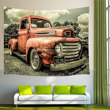 Load image into Gallery viewer, Tapestry : Vintage Car - Printed
