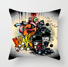 Load image into Gallery viewer, Cushion Cover: Graffiti D
