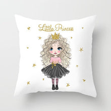 Load image into Gallery viewer, Cushion Cover: Little Princess Black
