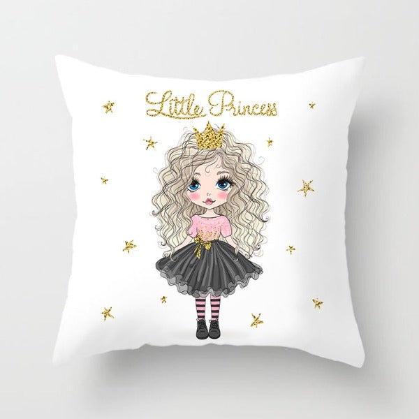 Cushion Cover: Little Princess Black