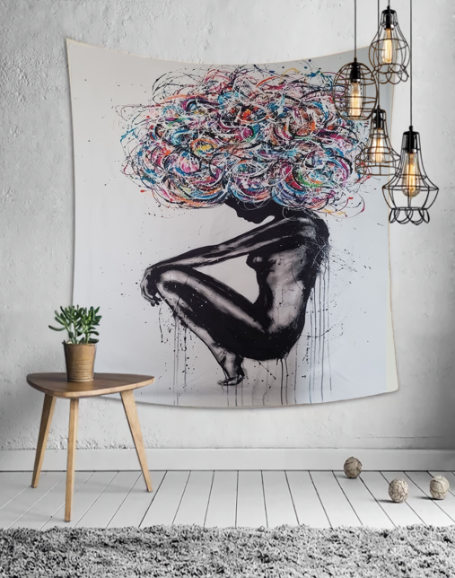 Tapestry: Fairy woman - 150*130