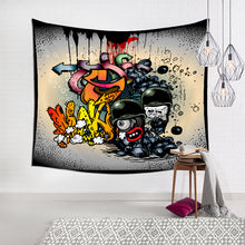 Load image into Gallery viewer, Tapestry : Graffiti 1 (130×150 / 150×200 / 180×230cm)
