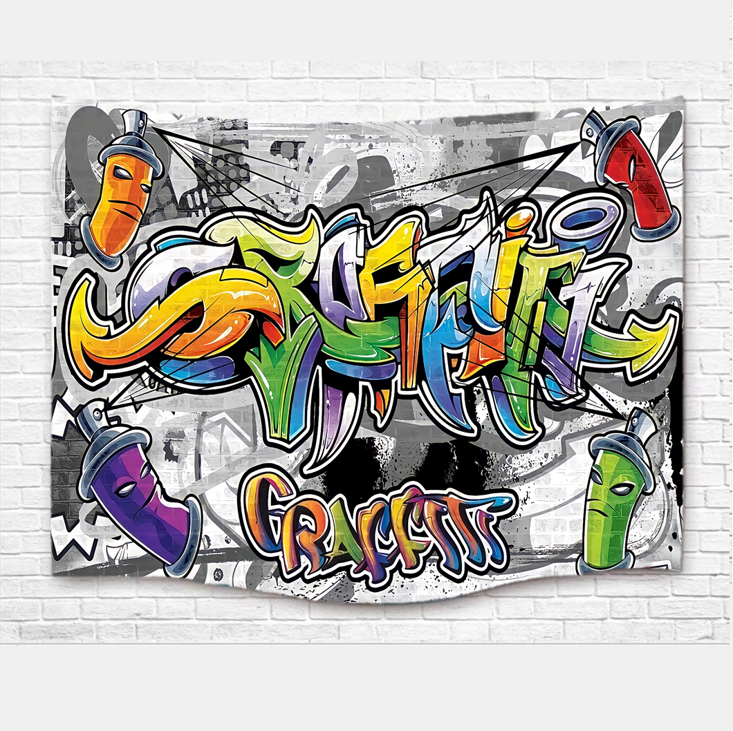Tapestry : Graffiti 2 (130×150 / 150×200 / 180×230 / 230×300cm)