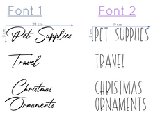 Load image into Gallery viewer, Labels : Large size - 10 or 20 (5 cm high)
