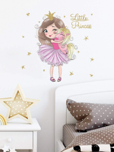 Load image into Gallery viewer, Wall Decals - Little Princess Pink (53*50cm).
