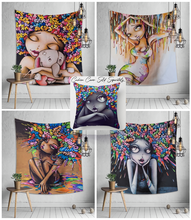 Load image into Gallery viewer, Tapestry : Spray painted Woman - 150*130
