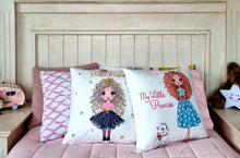 Load image into Gallery viewer, Cushion Cover: Little Princess Red
